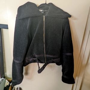 Killstar faux shearling aviator moto jacket XXL goth from early killstar xxl